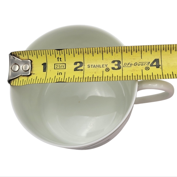 Vintage Raynaud Limoges France Ceralene Edelweiss Flat Cup & Saucer Set - Picture 10 of 10